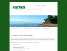 Tablet Screenshot of minnwater.com